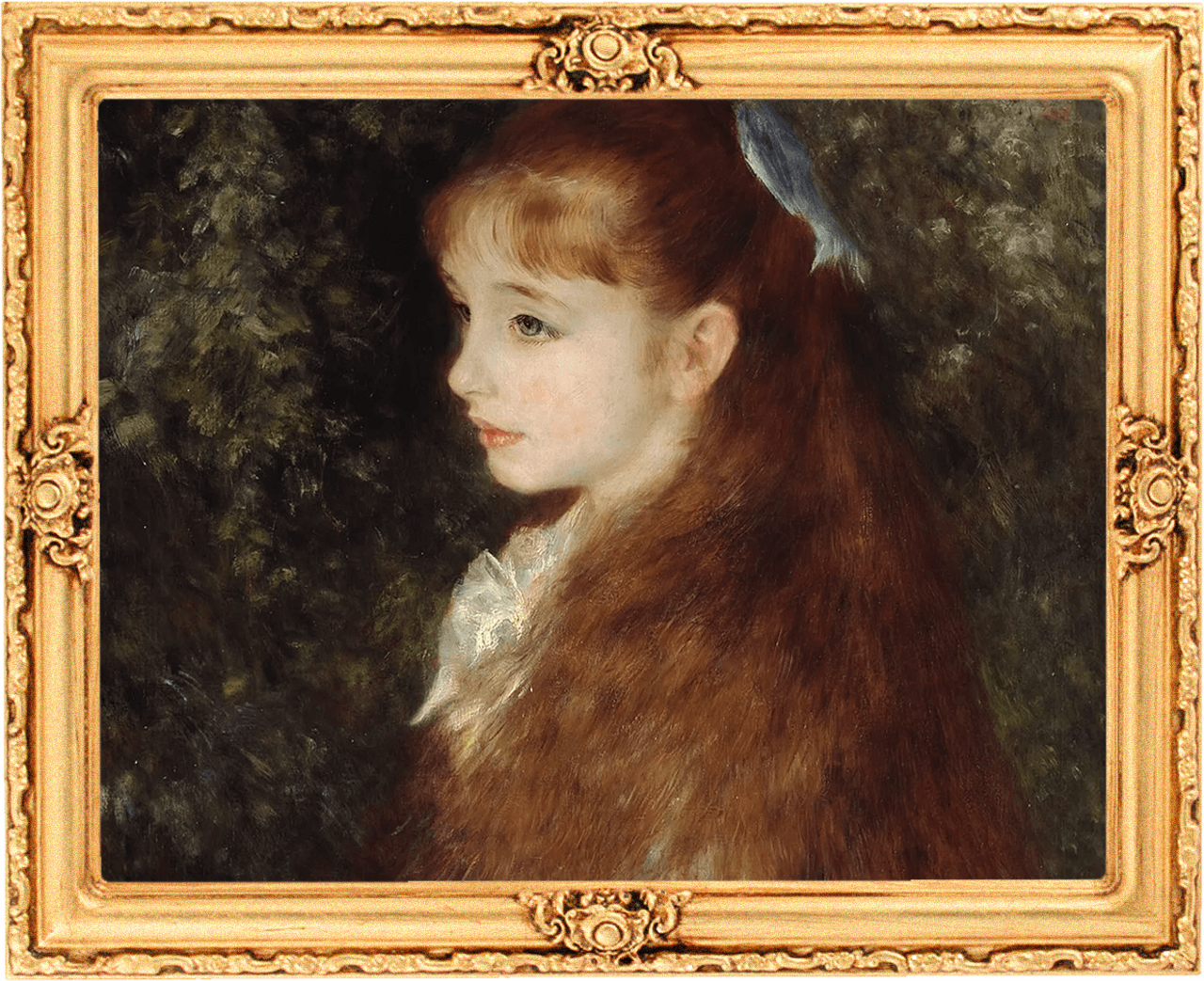 For Irène — framed cover