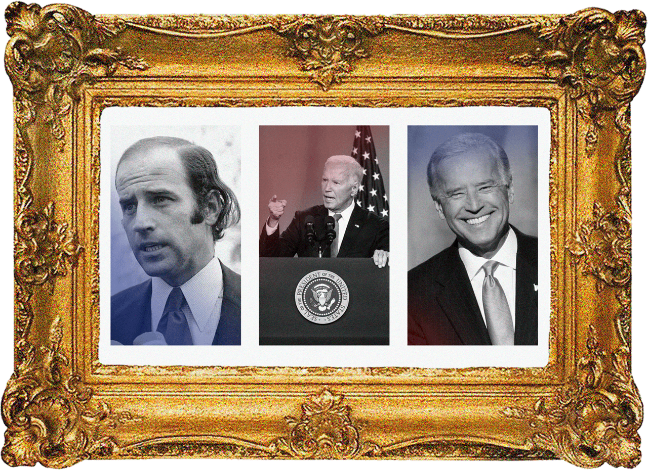 The World Biden Wanted — framed cover