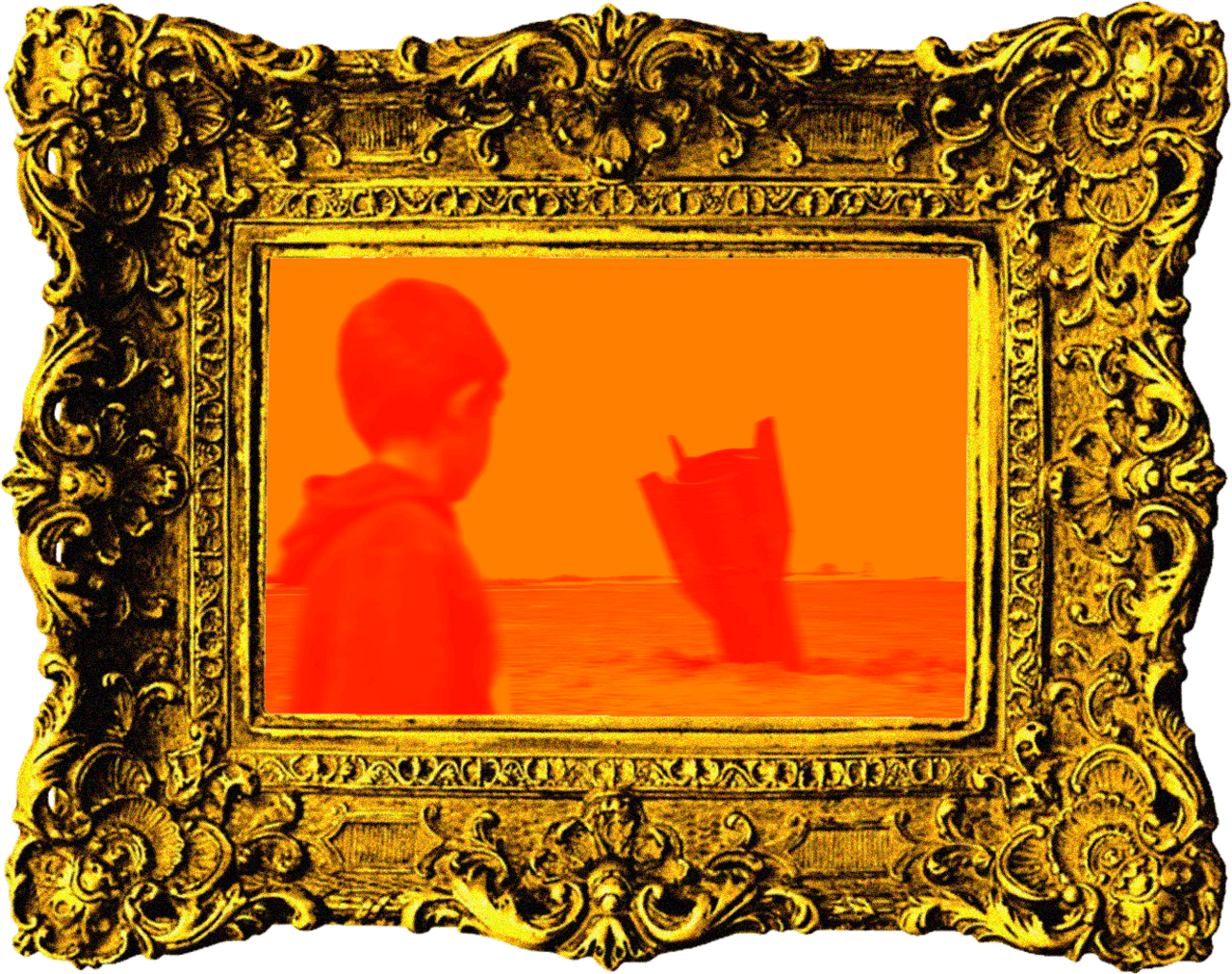 The Bombs Over Minab — framed cover